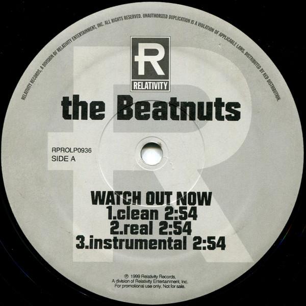 12-дюймовая пластинка BEATNUTS Watch Out Now RPROLP0936PROMO RELATIVITY 1999 US Rap HipHopRB Б/у