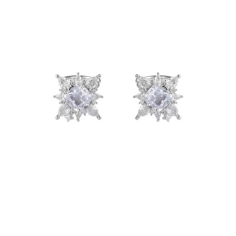 Bursting Stars, Ear Bone Clips, Light Luxury Niche High-End Ear Clips, Без сережек, Изысканный темперамент, Серьги темперамент, Женщины