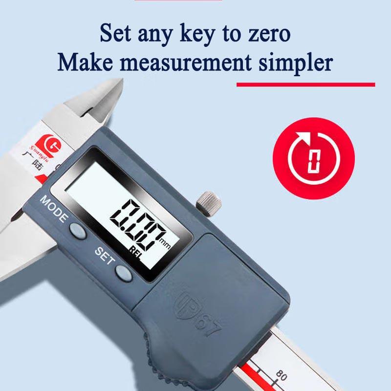 0-150mm/0-200mm/0-300mm digital caliper IP67 protection level 0.01mm digital vernier caliper