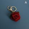 Изысканный кулон с розой ручной работы, тканый креативный шерстяной брелок с подсолнухом, связанный крючком