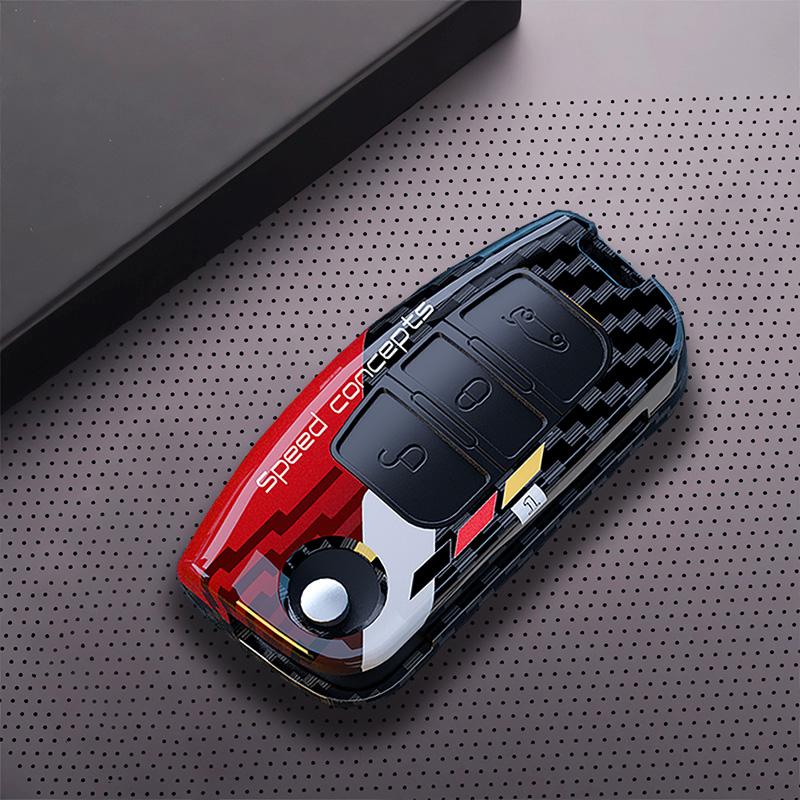 Чехол для ключа автомобиля для Ford Fiesta Focus Mondeo Falcon B-Max C-Max S-Max Eco Sport Galaxy Territory Бесключевой Брелок Защитный Чехол