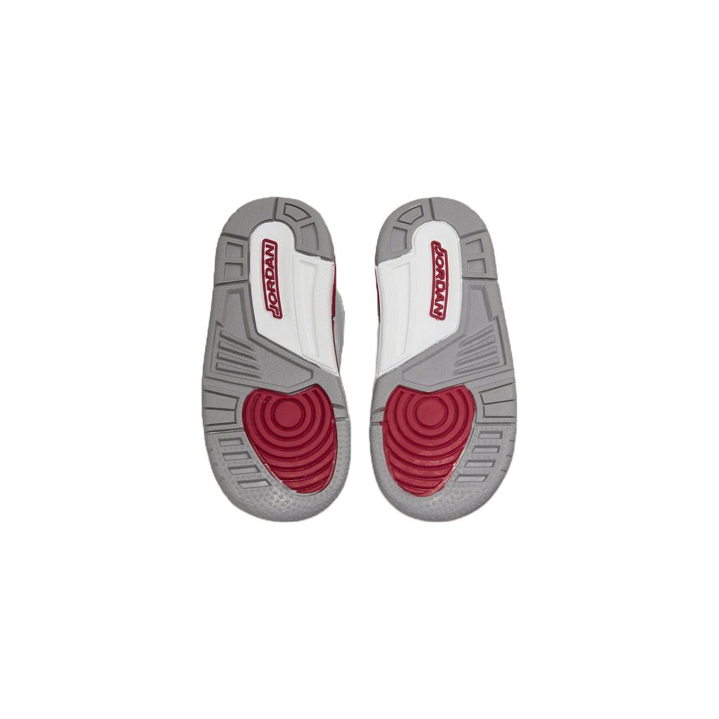 Кроссовки Air Jordan 3 Retro TD Cardinal Red Baby White Light-Curry Cement-Grey 832033-126
