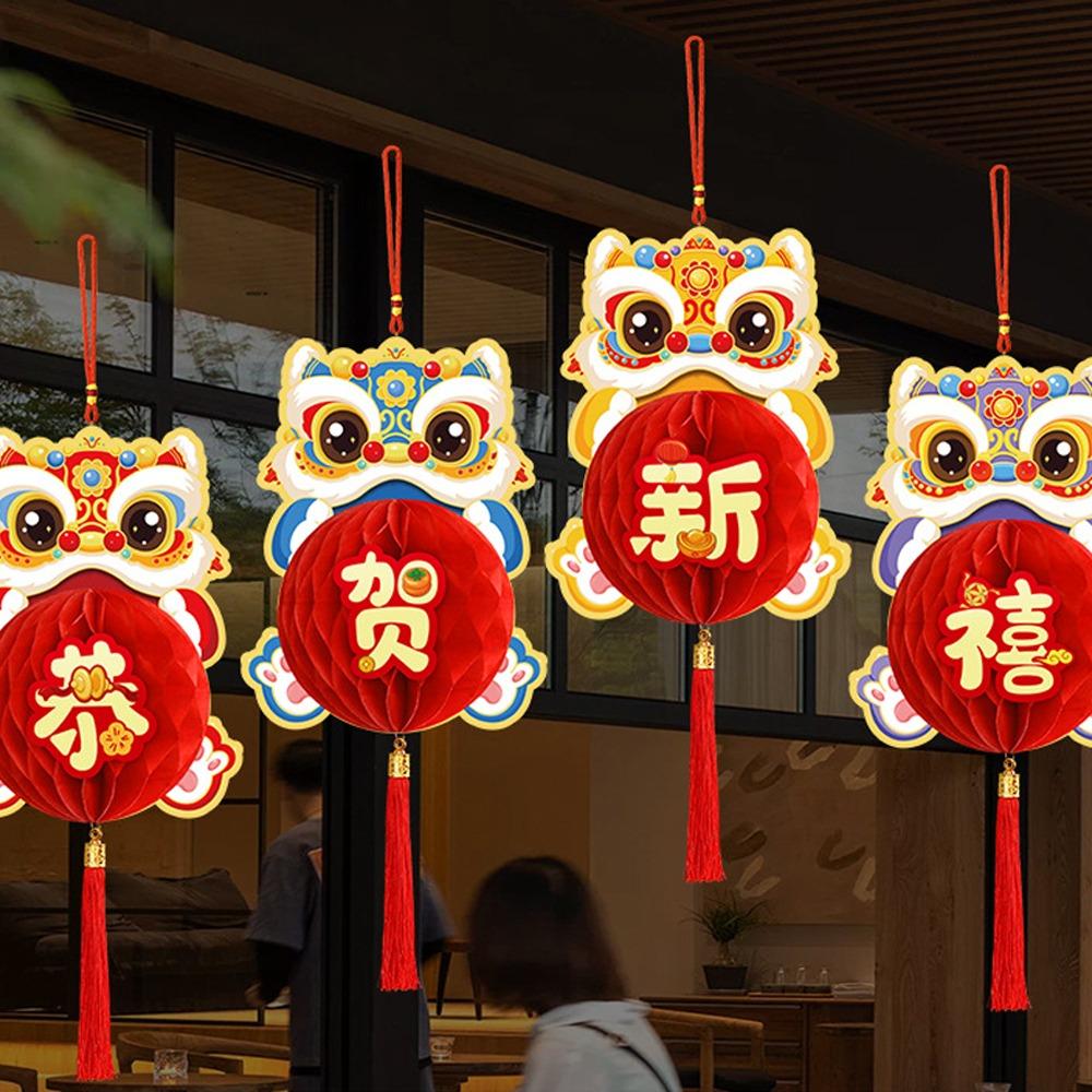 Traditional Horse Year Hanging Pendants Chinese Style Lucky Lanterns Ornament Wedding Birthday