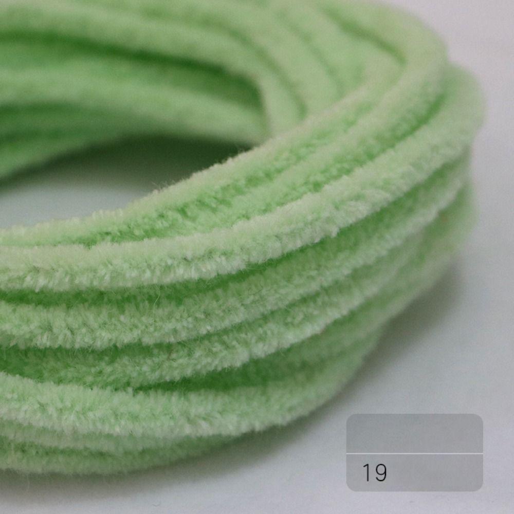 Colored Wool Handmade Twisted Rod Plush Handmade Chenille Stem  Puppy Toy