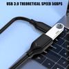 USB 3.0 Удлинительный кабель Папа-Мама 5 Гбит/с для быстрой передачи данных и зарядки для телевизоров и видеорегистраторов