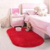 Bedroom Decoration Anti-Slip Home Oval Fluffy Soft Plush Carpet Floor Mat Area Rugs Bedside Shaggy