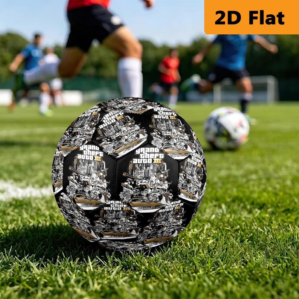 Urban Chaos Crime Soccer Ball Suitable for both training and competition Wear-resistant and slip-resistant High elasticity No. 5 football