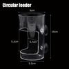 Suction Cup Aquarium Feeders Ring Acrylic Fish Tank Food Dispenser  for Baby Fish Shrimp