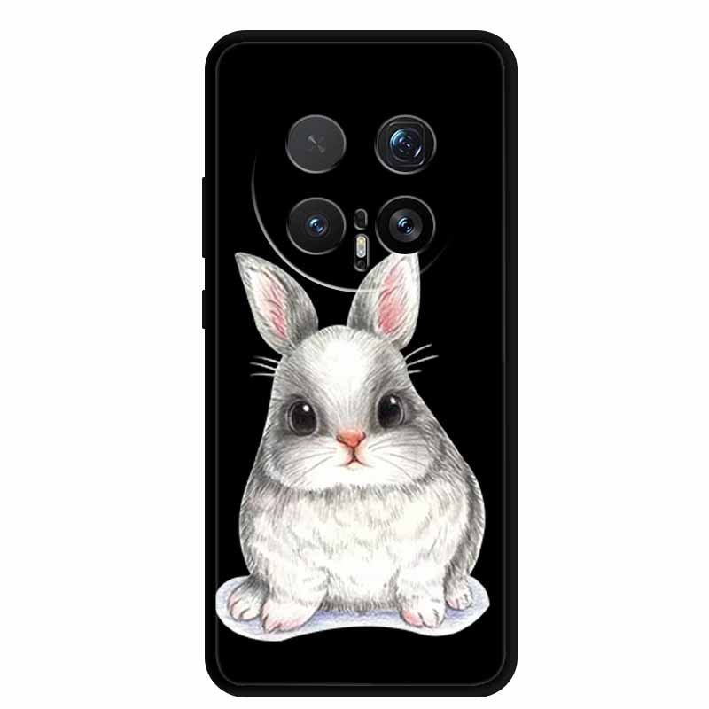 Мультяшный чехол для Honor Magic8 Pro 5G Чехол Черный Силикон ТПУ Мягкая задняя крышка для Honor Magic8Pro 2025 Чехол Ударопрочный Funda Para