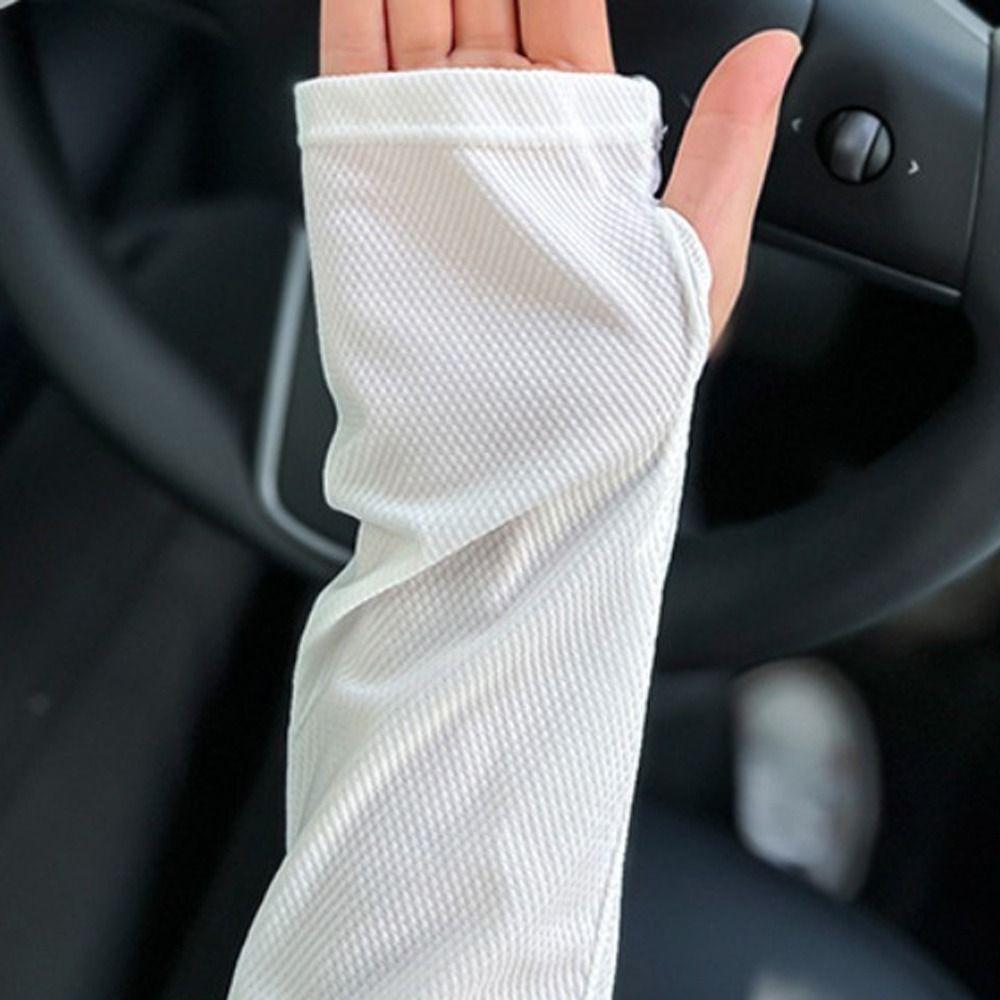 Thin Ice Sleeved Breathable Loose Hand Sleeves Loose UV Resistant Sleeves  Driving