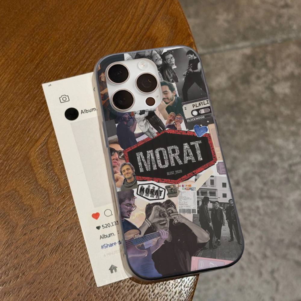 Чехол для телефона Morat Music для iPhone 17 16 15 14 13 12 11 Гофрированный Матовый Мягкий Чехол Противоскользящий