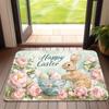 1Pcs Anti Fatigue Kitchen Rugs, Easter Print Waterproof Non-Slip Thick Cushioned Kitchen Mat Heavy Duty Comfort Standing Mat for Kitchen