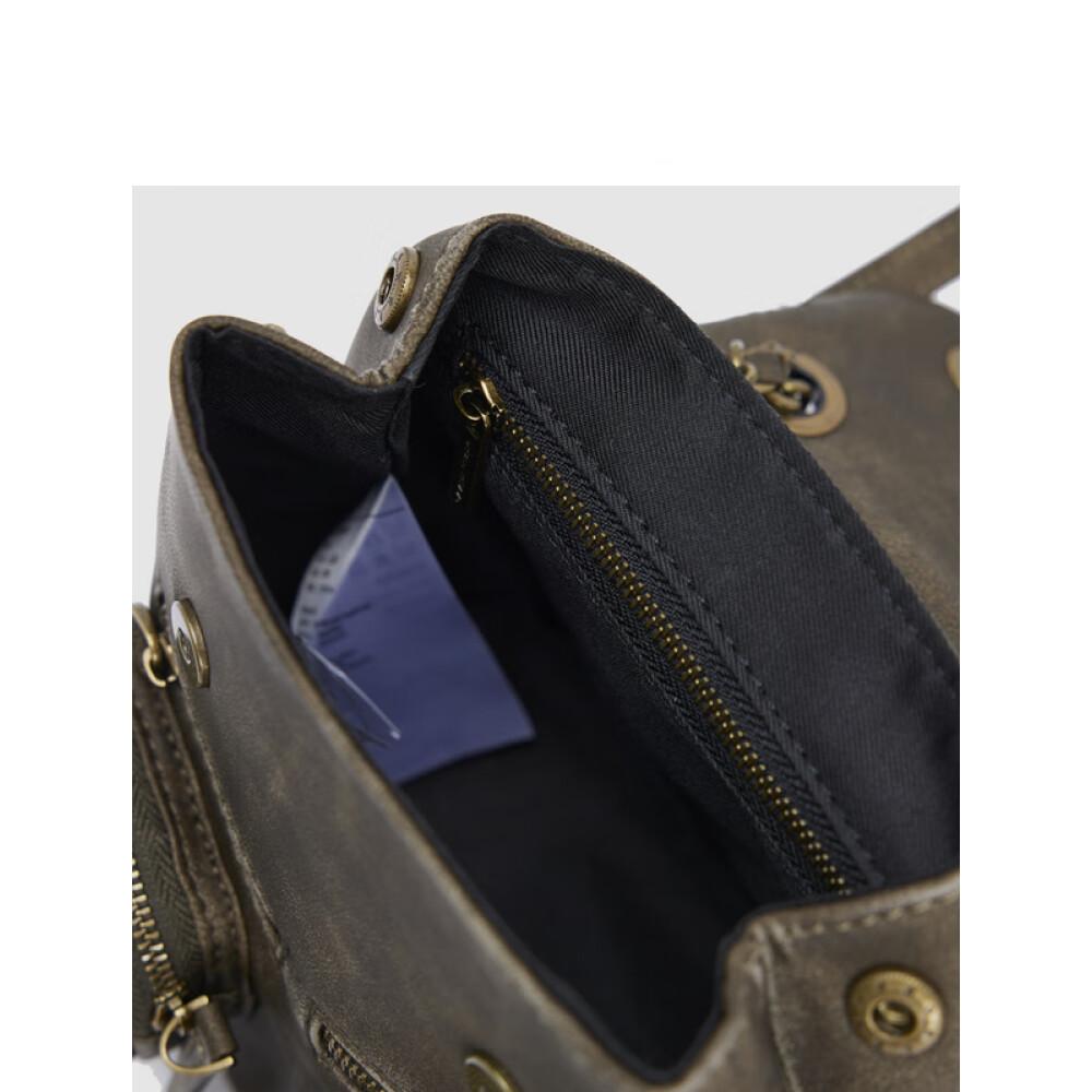 Женский крутой рюкзак с земным карманом, длина 19 см, ширина 14 см, высота 23 см.