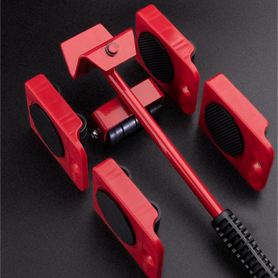 Universal Wheel Furniture Lift Tool Furniture Moving Slider with 4 Heavy Duty Appliance Rollers for Hardwood Floors Effortless Relocation Tool