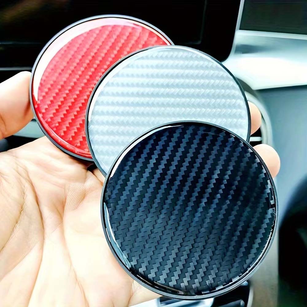 Автомобильная 5D углеродная fiber Высокояркая Печатная Подставка под стакан, ПВХ Резиновая Противоскользящая Подкладка Коврик для Подстаканника Автомобиля, Для Декора Салона Автомобиля