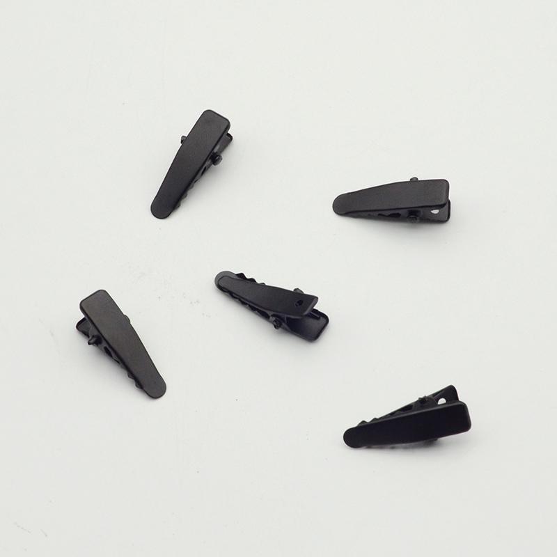 200PCS/bag 2.5cm Mini Metal Alligator Hair Clips Plain Duckbill Hair Barrettes with Hole for Handmade Hair Jewelry