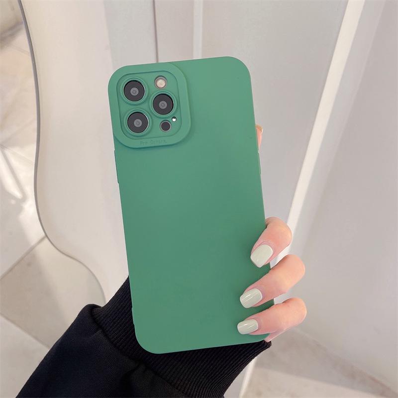 Силиконовый чехол однотонный для зрачков глаз для моделей iPhone: 12, 13, 14, 15, 17 Pro Max.
