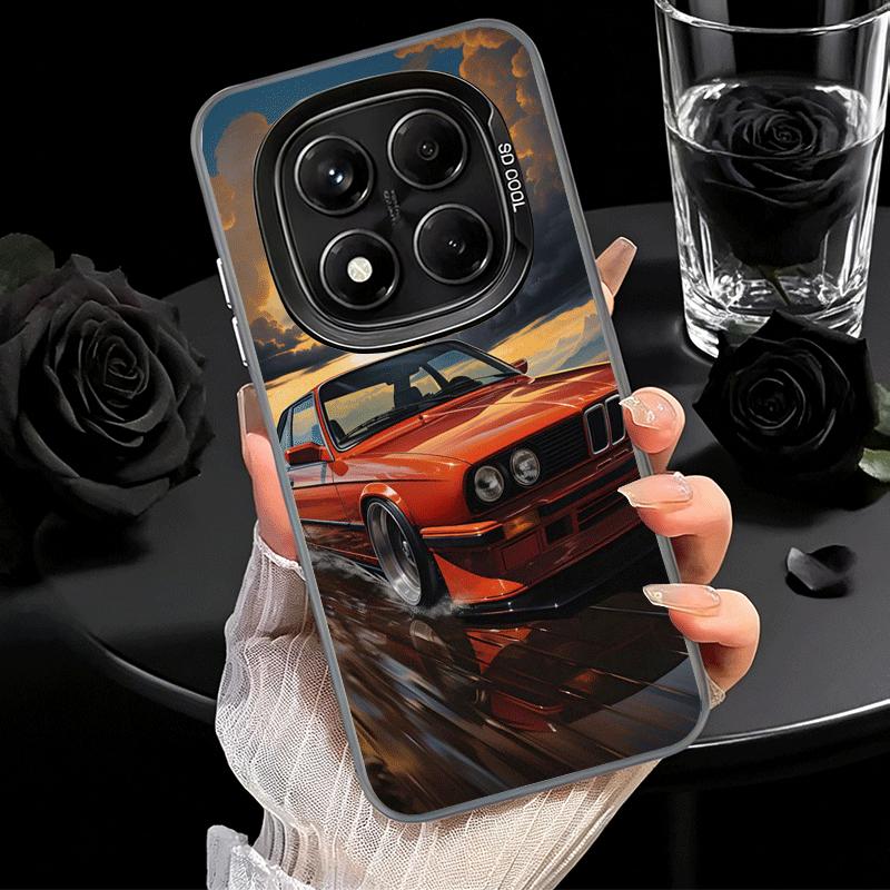 Классический Винтажный Ретро Автомобиль Мягкий Чехол для Телефона для Xiaomi Redmi Note 13 14 15 Pro Plus 12S 12 11S 11 11T 10S 10 Ударопрочный Задний Чехол