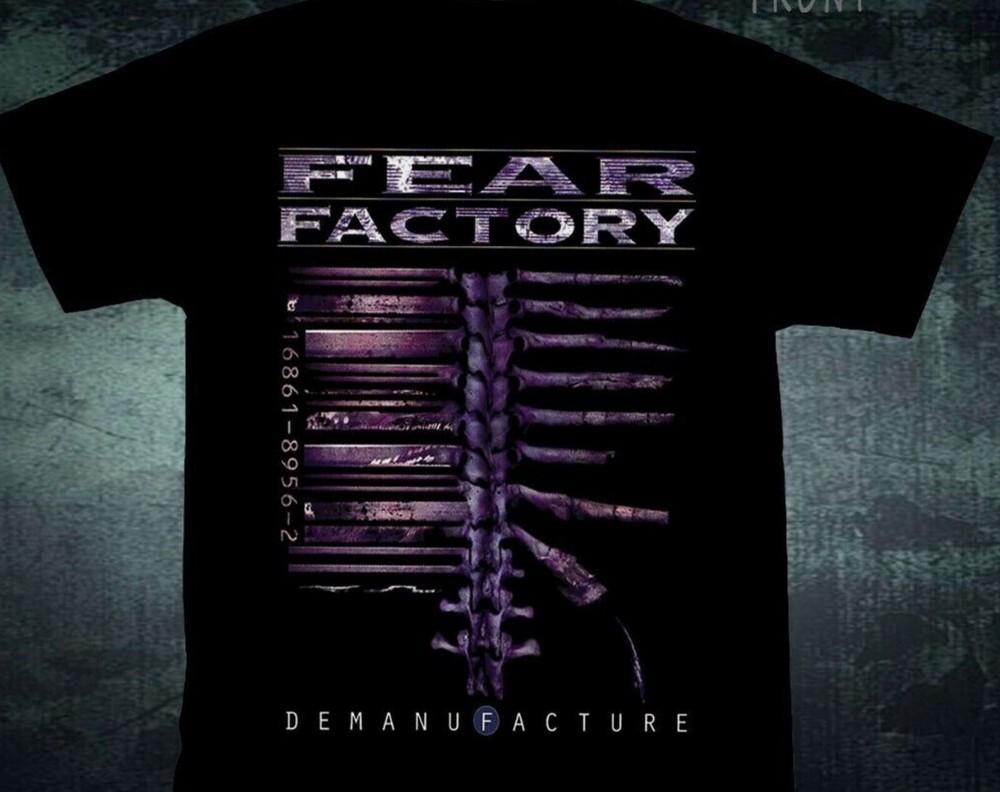 FEAR FACTORY - Demanufacture Футболка Унисекс Хлопковая Футболка S-5XL Унисекс Футболка