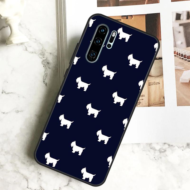 Schnauzer Puppy Dog Case For Huawei Nova 11 11i 10 9 SE 8i 7i 3i Y60 Y61 Y70 Y90 Y91 P20 P40 Lite P30 Pro Cover