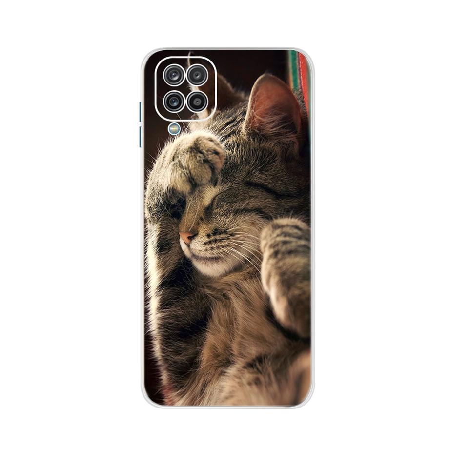 For Samsung Galaxy A12 A13 Case Silicon Soft TPU Back Cover Phone Cases For Samsung A12 A 12 SM-A125F A13 4G Case Bumper Funda
