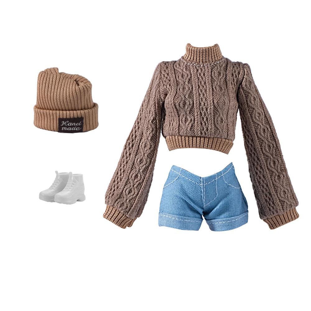 DIY Accessories Doll Knitted Sweaters Pants Dress Up Clothes for 1/6 BJD 28~30cm Dolls 11.5" Dolls