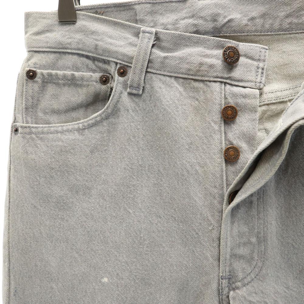Levi's 80-е 501 Сделано в США Старая окрашенная пряжа Пуговичная ширинка Прямые джинсовые брюки Мужские Б/У