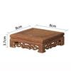 Wooden Plant Stand Pot Trays Potted Plant Base Garden Footrest Wooden Support  Incense Burner