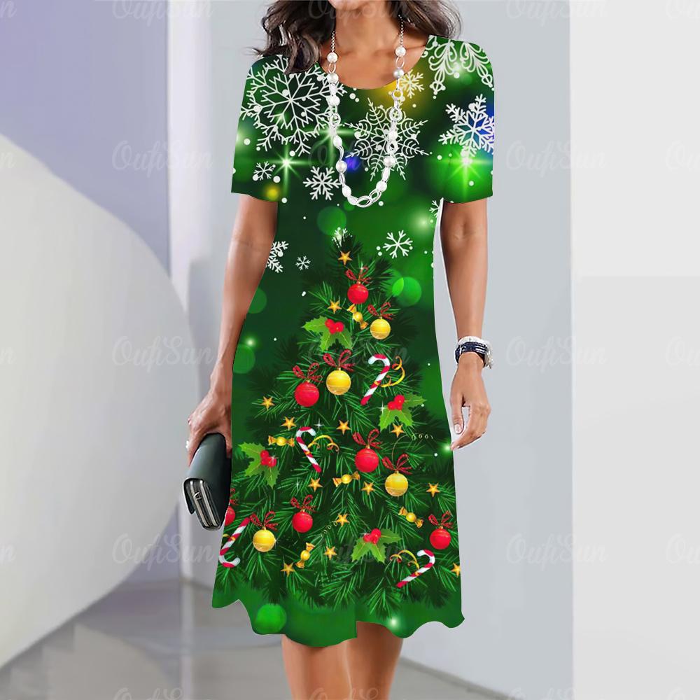 Новые женские платья с цветочным 3D-принтом, элегантные повседневные платья с коротким рукавом, модные винтажные платья больших размеров Y2k