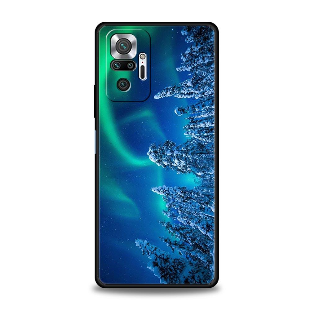 Мягкий чехол из ТПУ для телефона Xiaomi Redmi Note 10 11 9 8 Pro 9S 7 8T 9T 9A 8A 9C K50 K40 игровой чехол зима природа снег путешествия искусство