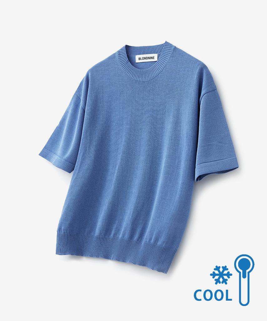 BLOND9 [Package] Cool Essential Round Neck Short Sleeve Knit + Cool Essential Round Neck Short Sleeve Knit