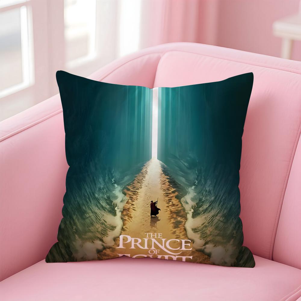 Epic Spiritual Fashion TThe Prince Of EgyptS Cushion Cover Pillowcase Short Plush Invisible zipper Room Sofa Cushion Cover