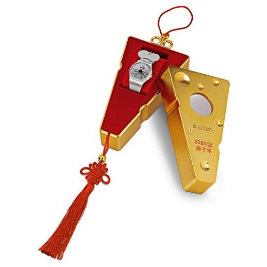 [Swatch] Часы CHEESE SQUEAK SQUEAK GZ327 мужские оригинальные импортные серые