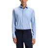 HUGO BOSS Shirts Men's Light Blue Lapel Moderate Straight Fit 50503356-451