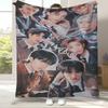 HD Фланелевое одеяло со Stray Kids Kpop Звездой, Ультрамягкий теплый плюшевый плед для дома, спальни, кровати, дивана, Чехол для кемпинга, пикника, Подарок
