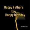 Acrylic Cake Topper - Happy Birthday Mom & Dad, Mother's/Father's Day Decoration