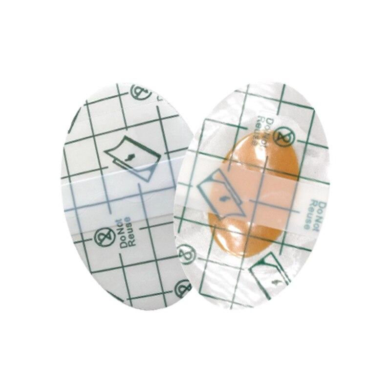 20Pcs Waterproof PU Film Invisible Foot Stickers Anti-wear Foot Stickers Baby Swimming Ear Protectors Bath Waterproof Ear Stickers