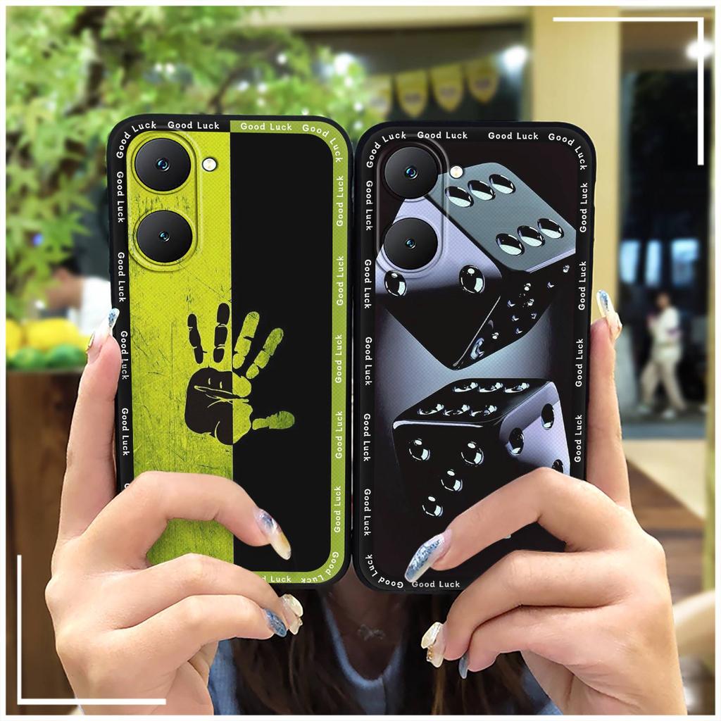 Full Wrap Phone Protector Phone Case For VIVO T3 Lite 5G/IQOO Z9 Lite 5G Anti-dust Anti-knock Soft Case Graffiti Cute
