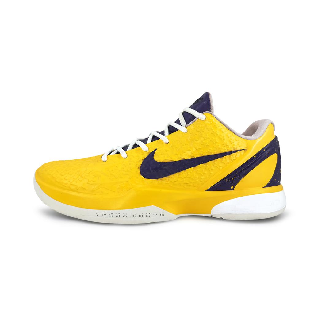 Nike Zoom Kobe 6 'All Star 2.0' Амортизация All Star 2.0, Износостойкие Низкие Баскетбольные Кроссовки Мужские Желто-Фиолетовые FQ3546-100(Команда258-)