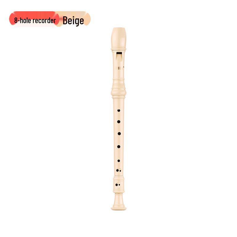DHS Transparent German Style Soprano Recorder, 8-Hole for Beginners