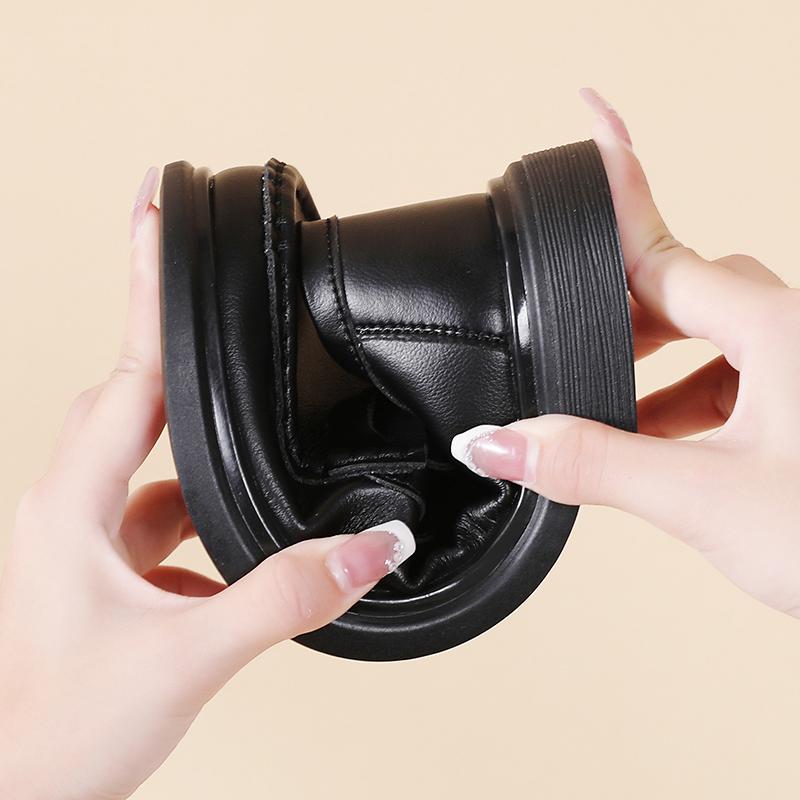 Женские мокасины, классические деловые туфли для офиса, повседневные черные кожаные туфли