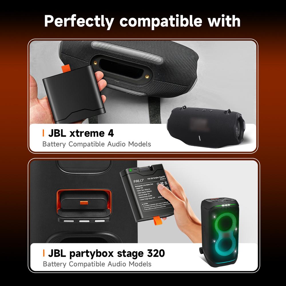 Для JBL Xtreme 4 Аккумулятор для динамика JBL 12000 мАч Аккумулятор с входом TYPE-C Для JBL Xtreme 4 Запасной аккумулятор для JBL Party Box Stage 320