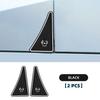 BBGD1 2pcs Car Badge Scratch Guard Anti-collision Door Corner Cover For Opel Astra Insignia Corsa Zafira Meriva Mokka Vivaro Vectra