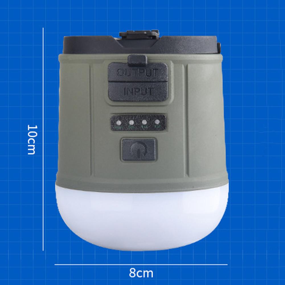 Camping Lantern 2400mAh Rechargeable Battery Torch With 9 Light Modes Portable Electronic Emergency Lamp For Outdoor Camping Hiking
