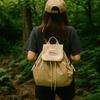 Portable Women Nylon Backpack Lightweight Minimalist Commuting Backpack  Travel