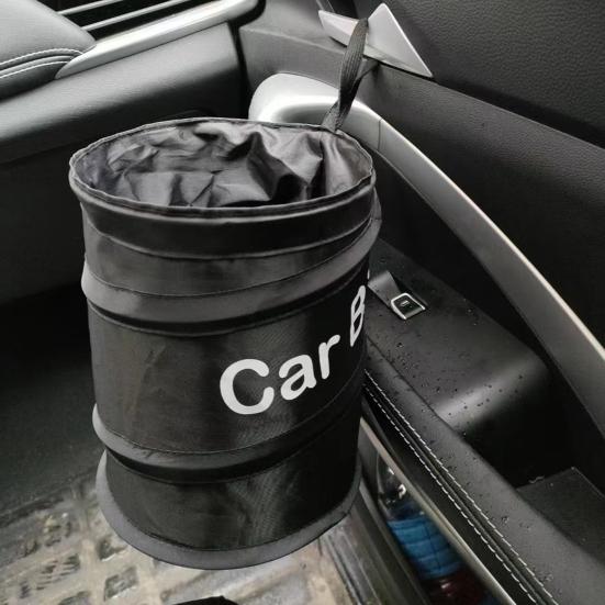 Автомобильный мусорный бак Складная конструкция с застежкой-липучкой Большая вместимость Простая установка Складной