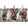 Граффити Wall Art Finger Fist Холст Картина Абстрактный Плакат Street Pop Art Печать на холсте Настенные картины для декора гостиной БЕЗ Рамки