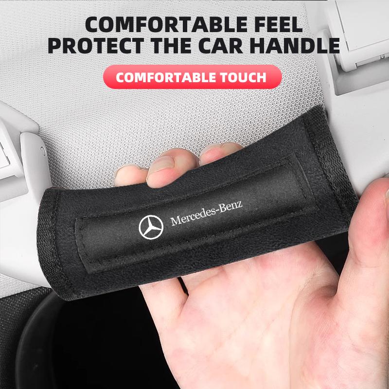 Car Roof Handle Protect Cover Handrail Pull Glove Accessories For Mercedes Benz AMG C E S A GLE CLC clase W204 W221 W205 W176
