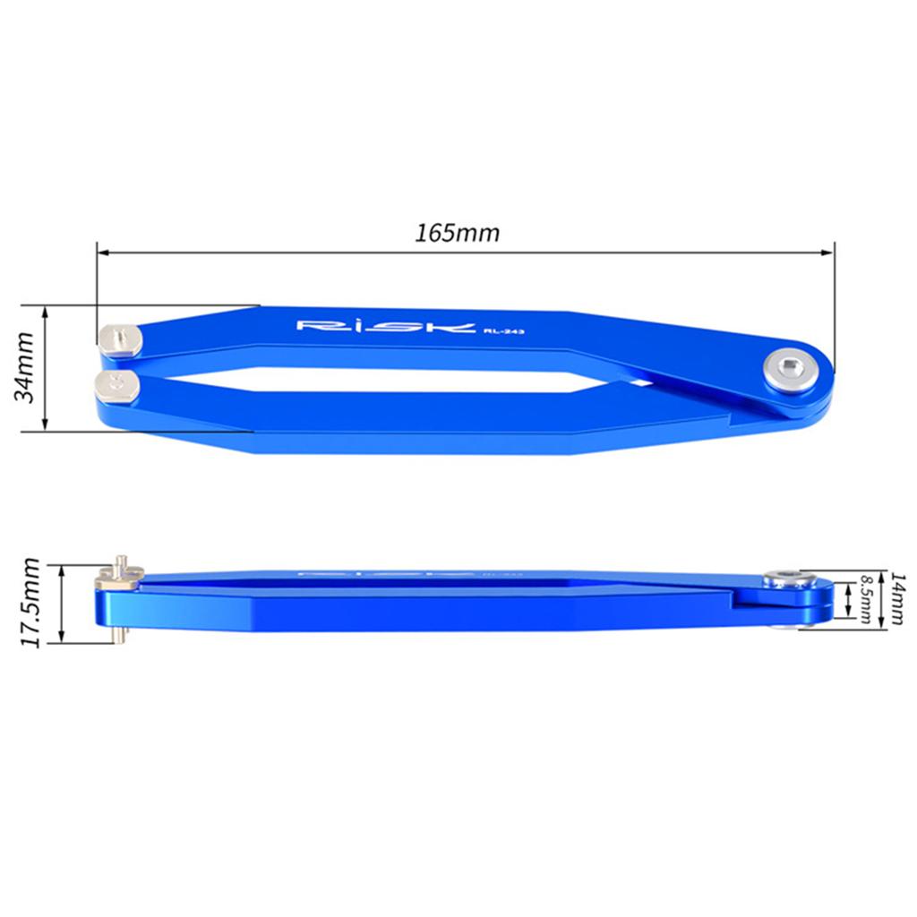 Bike Crank Arms Cap Pin Wrench Bicycle Hub Bottom Bracket Freewheel Pin Wrench for Bike Repair