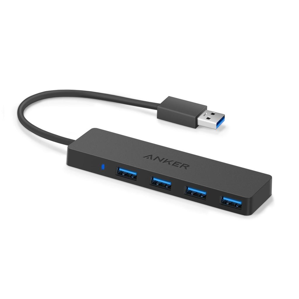Anker Ultra Slim 4 Port Hub Высокоскоростной концентратор Легкий и компактный USB3.0 USB3.0